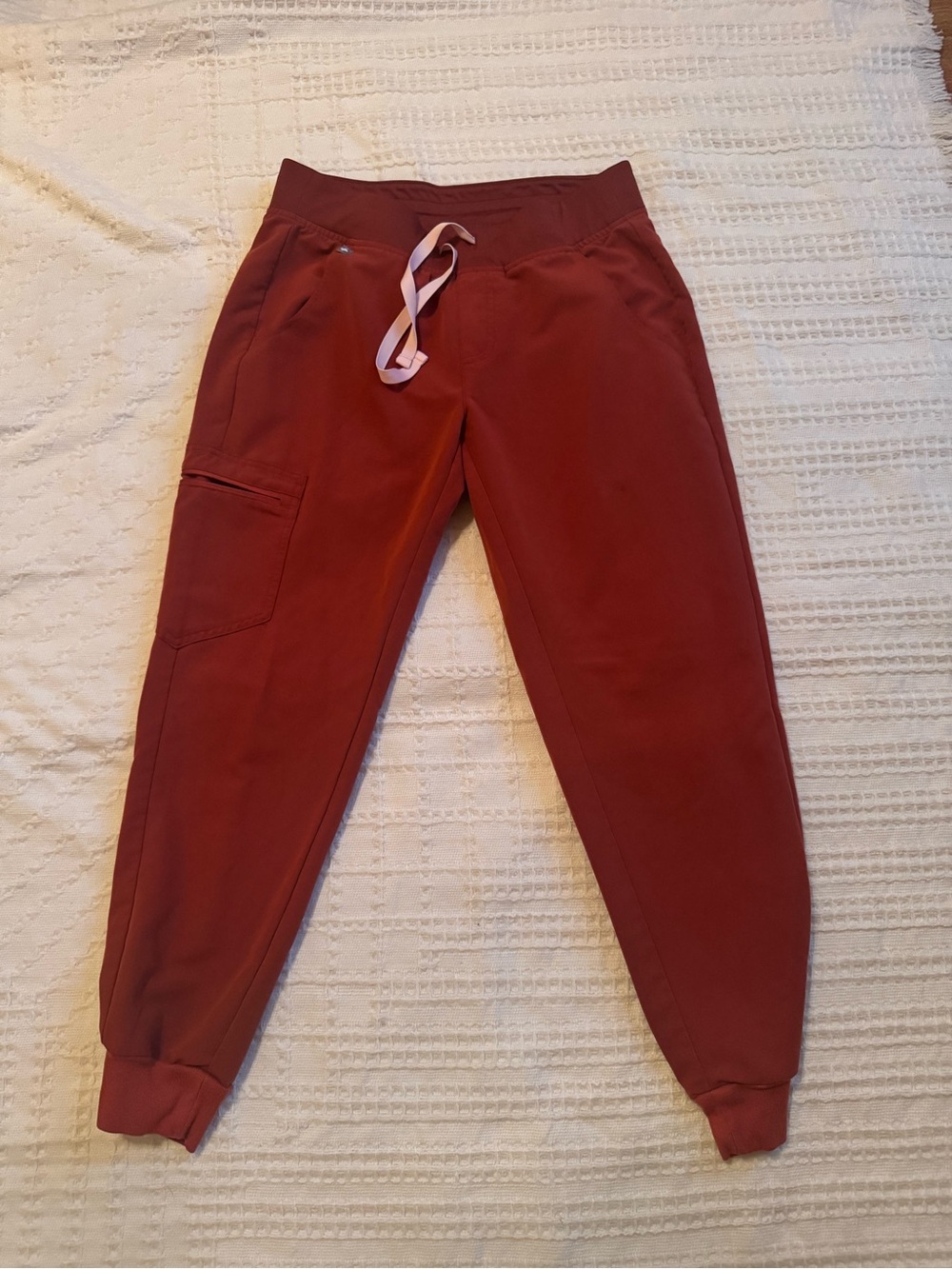 Figs Burnt Orange Zamora Jogger - Limited Edition - Small Petite